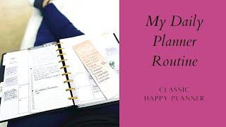 My Daily Planner Routine