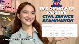 TIPS ON HOW TO PASS CIVIL SERVICE EXAM (I passed professional on my first take!) ️ | DENAYS ANN