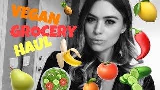 VEGAN GROCERY HAUL (Canada) + What's In My Fridge | Janice Eadie