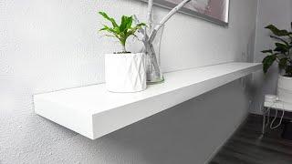 How To Install Floating Shelves | Easy DIY IKEA Floating Shelves Install!