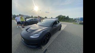 funtracks.de Tesla Model 3 Performance Drift Training drifting with voltfever