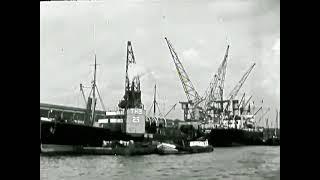 1948 De Rotterdamse haven weer hersteld