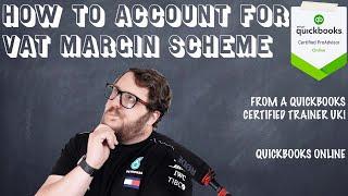 How to use VAT margin scheme in QuickBooks Online UK