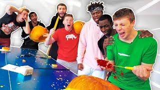 SIDEMEN PUMPKIN CARVING CHALLENGE (GONE WRONG)