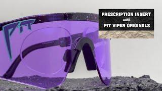 SVED Optical Prescription Insert with Pit Viper Originals | Overview, Insertion, and Removal