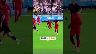 Shot power so strong, he disconnected from the game    @tahiniofficial#footballskills #soccerskills