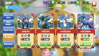 Got 2nd and 3rd Altum Tenebrus Dragon | Tyrant Water Dragon | Dragon Mania Legends