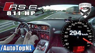 811HP AUDI RS6 C6 5.0 V10 TFSI BiTurbo MTM Tuned on AUTOBAHN by AutoTopNL