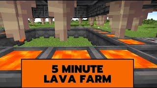 5 Minute Lava Farm Tutorial for Minecraft 1.21 [and 1.17+]