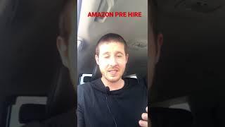 Amazon Pre Hire Appointment Recap
