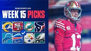 NFL Predictions and Best Bets For EVERY Week 15 Game [Rams vs 49ers & MORE]