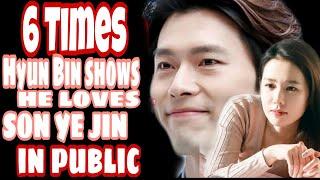 BINJIN:6Times when Hyun Bin shows his love for Son Ye Jin in Public| 현빈 ️손예진 |Binjin wedding