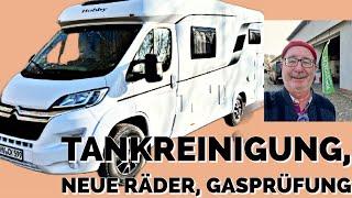 #185 Wohnmobil   Tankreinigung, Reifenwechsel, Gasprüfung