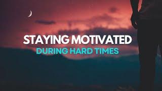 Staying Motivated During Hard Times | Achievers' Corner