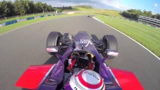 Jann Mardenborough test drives Virgin Racing's Formula E car