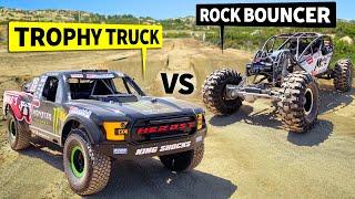 Terrible’s Baja Trophy Truck vs 4WD “Maditude” Rock Bouncer // THIS vs THAT Off-Road