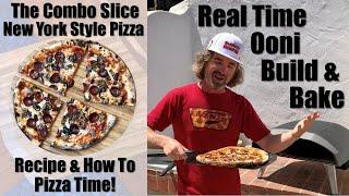 Ooni Koda 16 [New York Style Pizza] The Combo Slice [Homemade Pizza Recipe & How To]
