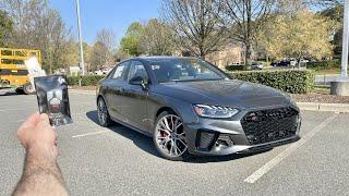 2023 Audi S4 Premium Plus: Start Up, Exhaust, Test Drive, Walkaround, POV and Review