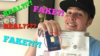 APMEX GOLD BAR TESTED! REAL OR FAKE?!