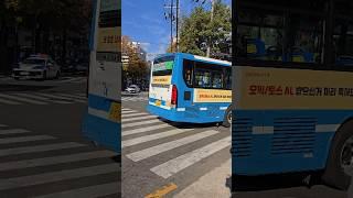 대도운수 버스 다 모이네! 마지막은 금정구 7번인데 공차 회송으로 충전하러 가는 중