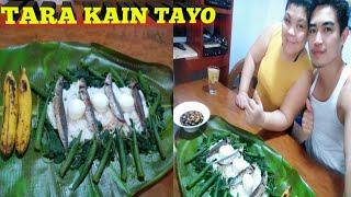 Mukbang Talbos ng kamote+Galunggong+Okra+itlog/JEFTV OFFICIAL