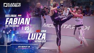 FULL FIGHT:: Melinda Fabian vs Ana Luiza - Karate Combat S02E09