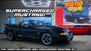 BARN FIND!!! 1994 SUPERCHARGED MUSTANG GT!!!