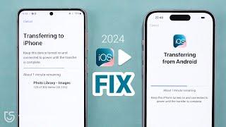 Move to iOS Not Working? Here is the Fix - iOS 18/17 | 2024 New iPhone