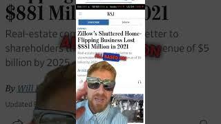 Zillow loses $881 million!  #ShelbySold #Temecula #Murrieta