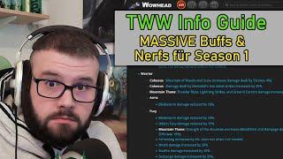 MASSIVE Buffs & Nerfs für Season 1 || TWW Info Guide - Deutsch