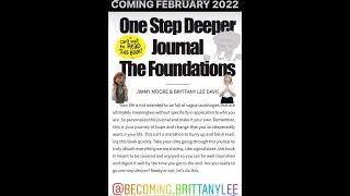 New Jimmy Moore book ONE STEP DEEPER JOURNAL: The Foundations Coming February 2022