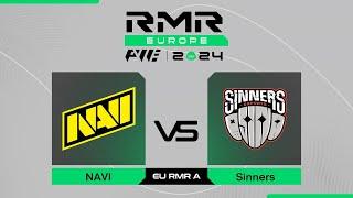 NAVI проти Sinners | PWE CS2 EU RMR A 2024