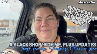 422 - Shop with me + some updates! Two monthly Groceries, shopping 6 times year - Off Grid Australia