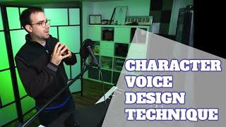 Character Voice Design Technique