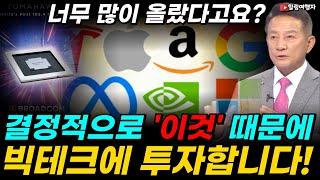 매그니피센트 7에서 배트맨 8 종목까지! 너무 많이 올랐다는 빅 테크 종목들? 저는 결정적으로 가장 중요한 '이것' 때문에 빅 테크에 더 투자합니다!