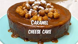 [eng] 오독오독 캐러멜 치즈케이크 | 냉동 크림치즈 완벽히 해동하는 법 | How to make Caramel cheese cake