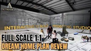 FULL SCALE DREAM HOME FLOOR PLAN WALKTHROUGH