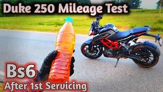 Duke 250 bs6 Mileage Test | KTM duke 250 mileage test after 1st servicing| Duke 250 bs6 2022 mileage