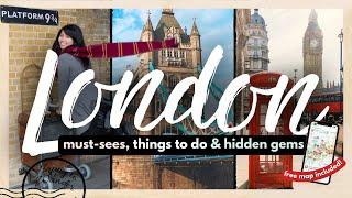 BEST THINGS TO DO IN LONDON FOR FIRST TIMERS W/ MAP | 40+ Must-Dos, Hidden Gems & More!