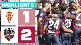 REAL SPORTING 1 - 2 LEVANTE UD | HIGHLIGHTS LALIGA HYPERMOTION