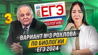 Самый ПОЛНЫЙ разбор варианта №3 из сборника Рохлова |  ЕГЭ 2024 Биология