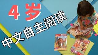 海外孩子怎样轻松学中文？4岁德国出生长大的混血儿自主阅读中文桥梁书！强烈建议你跟我学方法！