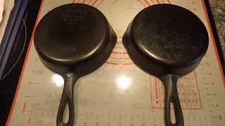 Is Your Unmarked Vintage Cast Iron Skillet a Wagner Ware?? See Side by Side Comparison & Find Out