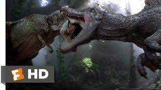 Jurassic Park 3 (3/10) Movie CLIP - Spinosaurus vs. T-Rex (2001) HD