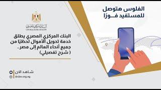 البنك المركزي المصري يطلق خدمة تحويل الأموال لحظيًا من جميع أنحاء العالم إلى مصر..( شرح تفصيلي)