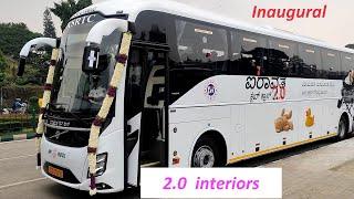 2.0 Volvo 9600 - with Fire Extinguishing System - KSRTC Airavata Club Class Seater Bus Inaugural