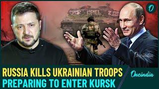 Shocking VIDEO: Russia Wipes Out Ukrainian Troops Trying To Enter Kursk |  Key Kyiv Weapon Bombed