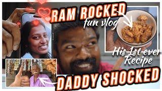 My Husband cooked for the first time and impressed my Dad / Semma fun vlog Don't Miss it