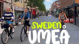 Umeå - Västerbotten - Sweden 2023 Walk Tour 4K Summer Walk