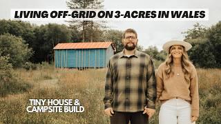 Tiny house build. Turning 3 acres into our dream off-grid homestead & campsite.